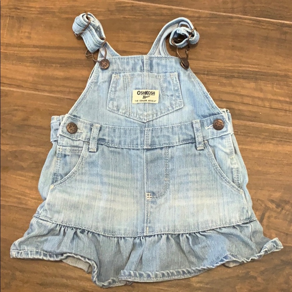 OshKosh denim overall dress